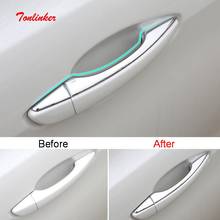 Tonlinker Exterior Door handle Cover case Stickers for Peugeot 301/508/3008/4008 Car Styling 8 PCS ABS Chrome Cover stickers 2024 - buy cheap