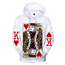 2021 New Novelty Poker Hoodies 3D Men/women Autumn Winter Hoodies Male Clothes Boys/girls Long Sleeve Funny Sweatshirt Jacket 2024 - buy cheap