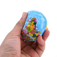 Pelota de espuma antiestrés para niños y niñas, mapa del mundo, globo Atlas, Bola de espuma de PU, juguetes de descompresión para apretar 2024 - compra barato