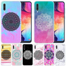 luxury Silicone Case Luxury Mandala Pattern for Samsung Galaxy A50 A70 A80 A40 A30 A20 A10 A20E A2 CORE A9 A8 A7 A6 Plus 2018 2024 - buy cheap