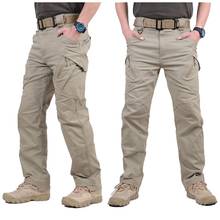 IX9 Tactical Pants Men Casual Cargo Pants Army Military Style Waterproof Training Trousers Male Durable Working Pants XXXL 2024 - buy cheap