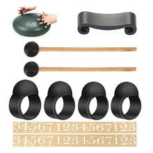 9 Uds. De lengua de madera, tambor, baquetas, mangas para dedos, accesorio de percusión 2024 - compra barato