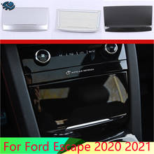 For Ford Escape Kuga 2020 2021 Car Accessories ABS Chrome Center Console Cigarette Lighter Panel Cover Frame Bezel Garnish 2024 - buy cheap