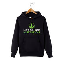 Herbalife-Sudadera con capucha para hombre y mujer, con estampado de Herbalife, ropa para parte superior masculina, con logotipo verde 2024 - compra barato