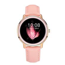 Reloj inteligente R18 7m para mujer, pulsera con pantalla completamente táctil, Monitor de ritmo cardíaco y presión arterial, para Android e IOS, KW10, novedad de 2021 2024 - compra barato