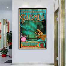Bioshock Plasmids Advertisement Rapture Vintage Style Travel Poster Print Poster Retro Wall Art Canvas Painting Home Decoration 2024 - buy cheap