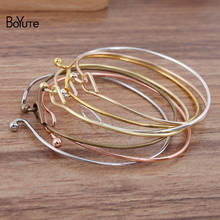 BoYuTe (20 Pieces/Lot) 64*1.4MM Metal Brass Simple Bracelet Handmade Materials Diy Jewelry Accessories Wholesale 2024 - buy cheap