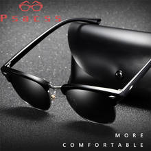 Psacss NEW Round Polarized Sunglasses Women Men Retro Rivet Vintage Brand Designer Mirror Driving Sun Glasses Female Male UV400 2024 - buy cheap