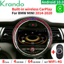 Krando 9" Android 10.0 Car Radio For BMW Mini Cooper 2014-2020 Stereo Audio Player Multimedia System GPS Navigation Carplay 2024 - buy cheap