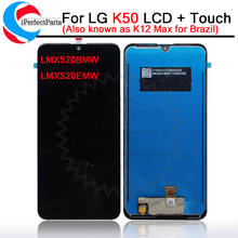 For LG K50 LCD Display with frame Touch Panel Screen Digitizer Assembly For LG K12 MAX LCD LMX520BMW LMX520EMW For LG Q60 LCD 2024 - buy cheap
