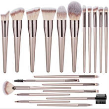 Makeup Brushes 20 Pcs Makeup Brush Set Champagne Gold Contour Concealers Foundation Powder Eye Shadows Makeup Brushes 2024 - buy cheap