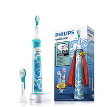 Philips-escova de dentes elétrica hx6312, automática, à prova d'água, vibração sônica, recarregável para crianças 2024 - compre barato