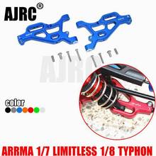 ARRMA-brazo inferior delantero de aleación de aluminio, 6S/1/8TYPHON 6S, ARRMA-AR330503, 1/7 2024 - compra barato