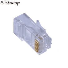 100pcs/lot Network Connector for UTP Cat5 Cat5e Network Cable Crystal Heads 8P8C RJ45 RJ-45 Ethernet 2024 - buy cheap