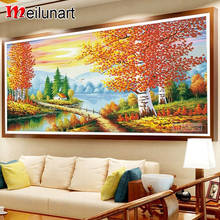 Autumn natural scenery tree large diy 5d diamond painting full square round drill diamond embroidery sale wall decoration AS1355 2024 - buy cheap
