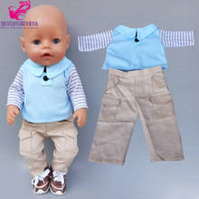 Ropa y pantalones para muñeca de 43cm, abrigo para muñeca de 18 "y 43cm, accesorio para bebé recién nacido, regalos para niña 2024 - compra barato