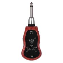 Amplificador de guitarra B6, Mini enchufe con Bluetooth, recargable para guitarra eléctrica de bolsillo de viaje (Color caoba) 2024 - compra barato