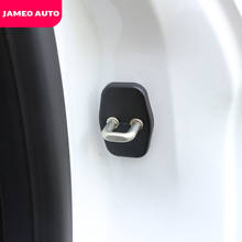 Jameo Auto 4Pcs/Set ABS Car Door Lock Protection Cover Door Locks Covers for Peugeot 208 2008 2012 - 2020 Accessories 2024 - buy cheap