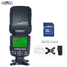 INSEESI Universal IN-560IV plus Wireless Flash Speedlite Speedlight For Canon Nikon Sony vs Yongnuo YN560IV+32GB Card 2024 - buy cheap