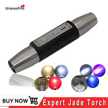 Lámpara UV recargable por USB, luz ultravioleta de 395NM/365nm, minilinterna LED fluorescente, Detector de dinero de Jade 2024 - compra barato