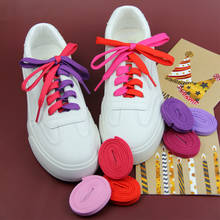 Cordones de zapatos de 110cm, en 27 colores, cordones anchos para botas deportivas 2024 - compra barato