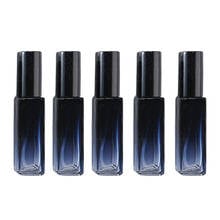 Mini Gradient 8ML Glass Refillable Square Empty Perfume Bottle Contaners w/ Spray Applicator 2024 - buy cheap