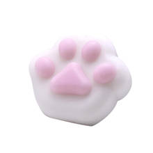Мягкие игрушки милый кот paw Антистресс мяч Squeeze Моти рост игрушки расслабляет мягкий липкий Squishi, игрушка для снятия стресса, забавная игрушка в подарок Фе 2024 - купить недорого