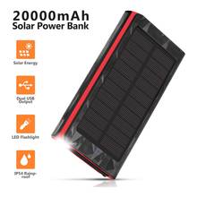 Camping Lamp Solar Power Bank Large Capacity 20000 Ma Mobile Power Outdoor Fast Charging Tent Lamp 2024 - buy cheap