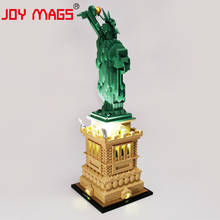 JOY MAGS Only Led Light Kit For 21042 Architecture Statue of Liberty Compatible With 17011 1202 NO Blocks Model 2024 - buy cheap