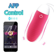 Vibrador bala com controle remoto sem fio, 10 velocidades, bluetooth, ponto g, estimulador de clitóris, brinquedos sexuais para mulheres adultas 2024 - compre barato