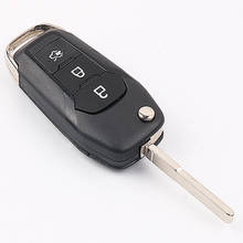 DAKATU 3 Button Modified Flip Folding Key Shell Cover Remote Case For Ford Fiesta Flip Key Fob HU101 Blade 2024 - buy cheap