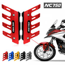 Guardabarros de motocicleta CNC, bloque de protección lateral, anticaída, para HONDA NC750 S X NC750S 2001 2002 2003-2021 2020 2024 - compra barato