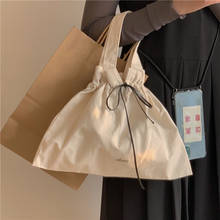 2020 Women Student Canvas Shoulder Bags Environmental Shopping Bag Large Capacity Tote Package Casual Handbag for Women Purse 2024 - buy cheap