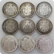 Réplica de monedas conmemorativas de Francia, 5 FRANC, Colección, 1861-1866 2024 - compra barato