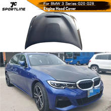 Carbon Fiber Engine Hood Bonnet Lid For 3 Series G20 G28 Sedan Touring M340i 330i 330e 320i 328i 2019 2020 2024 - buy cheap