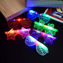 Электрические жалюзи очки фестиваль Rave Led освещение игрушки для детей мигающие новые игрушки подарки на день рождения 2024 - купить недорого