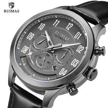 RUIMAS Men's Casual Mechanical Watches Luxury Top Brand Waterproof Automatic Watch Man Leather Strap Wristwatch Date Week 6785 2024 - buy cheap