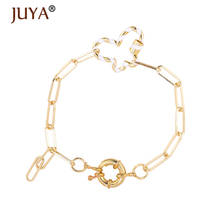 JUYA-Pulseras colgantes de mariposas y estrellas, brazaletes de cadena de Color dorado, accesorios de moda 2024 - compra barato