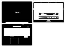 Laptop Carbon Fiber Vinyl Skin Sticker Cover For ASUS TUF Gaming FX705 FX705D FX705DT FX705DU FX705GM 17.3" 2024 - buy cheap