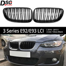 ABS Gloss/Matte Black  Kidney Grille for BMW 3 Series E92 E93 LCI 2010-2013 Facelifted Racing Grills (Will not For M3) One Pair 2024 - buy cheap