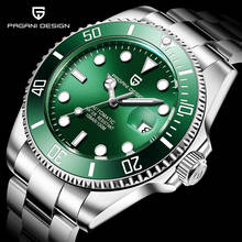 PAGANI DESIGN Luxury Brand Men Watches Automatic Green Watch Men Stainless Steel Waterproof Business Sport Mechanical Wristwatch 2024 - buy cheap