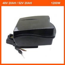 13S 20AH 48V 1000W Electric Bike Bicycle Battery Pack 14S 52V 20AH lithium 18650 Seat Post Bateria with 30A BMS 54.6V 2A charger 2024 - buy cheap