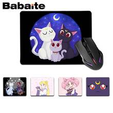 Babaite Top Quality cute Anime Moon cat small Mouse pad PC Computer mat Top Selling Wholesale Gaming Pad mouse 2024 - buy cheap