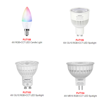 FUT104 DC12V MR16 4W / FUT103 GU10 4W / FUT106 GU10 6W / FUT108 E14 4W RGB+CCT Candle SpotLight AC100~240V remote wifi control 2024 - buy cheap