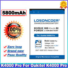 LOSONCOER 5800mAh para Oukitel K4000 Pro batería de alta capacidad 2024 - compra barato