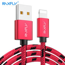 RAXFLY USB Charge Cable For iPhone 11 Pro 7 8 Plus X XS Max XR Fast Charging USB Data Cable Mobile Phone Cable For iPhone Charge 2024 - buy cheap