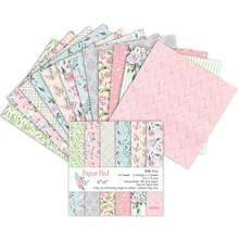 Com seu pacote de papel de scrapbooking de 24 folhas artesanal artesanal almofada de fundo 915 2024 - compre barato