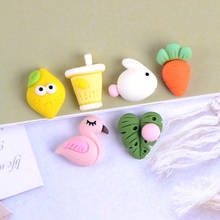 Кабошоны из каучука с милым лимоном, фламинго, Кроликом, 20 шт. 2024 - купить недорого