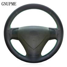 DIY Black Artificial Leather Car Steering Wheel Cover for Kia Rio Rio5 Hyundai Getz (Facelift) 2005-2011 Accent 2006-2011 2024 - buy cheap