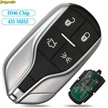 Jingyuqin Remote Smart Car Key 433MHz ID46 Chip For Maserati Quattroporte President Ghibli Levant 2012-2015 M3N-7393490 4 Button 2024 - buy cheap